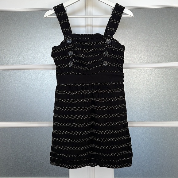 Black striped summer dress - Picture 5 of 6